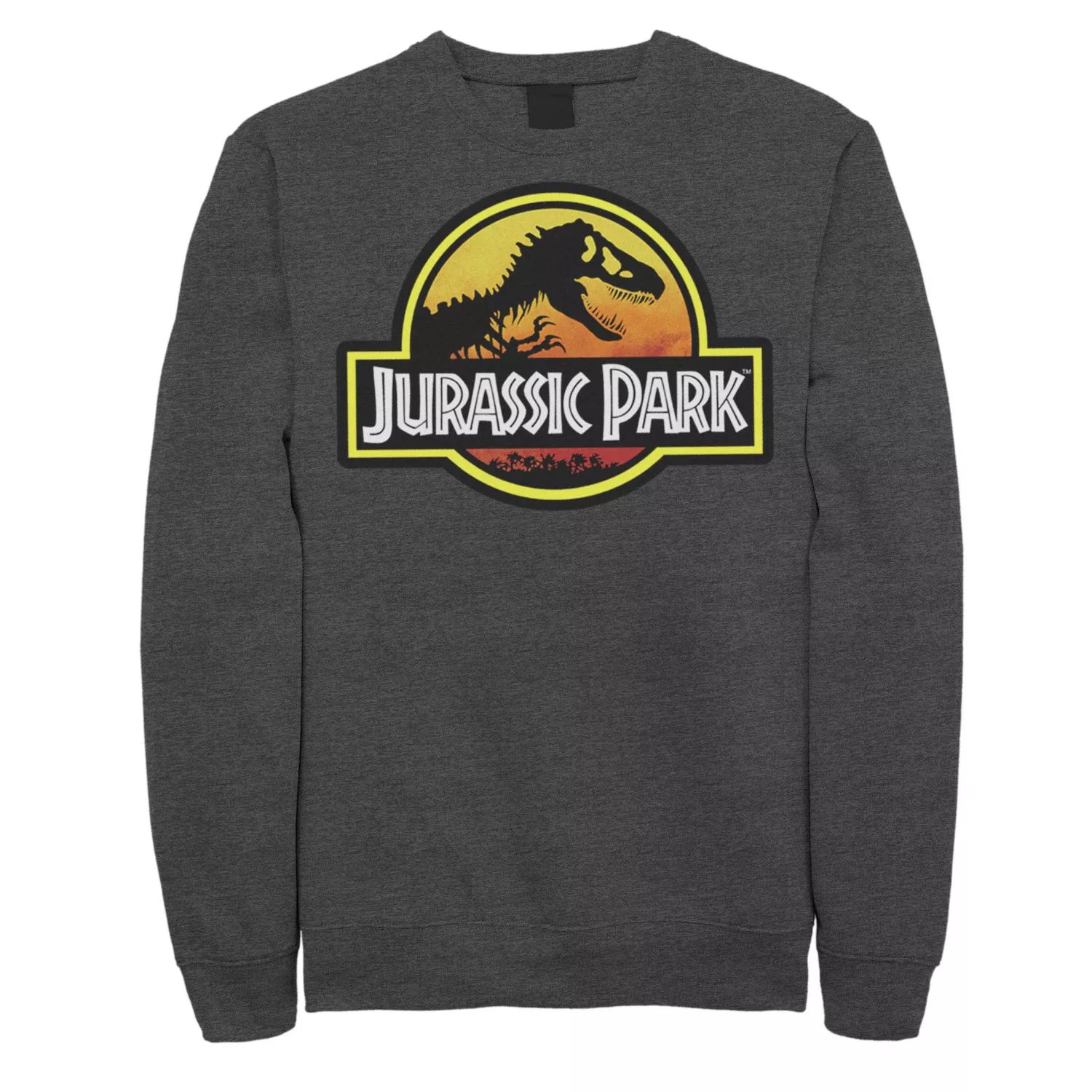 

Мужской пуловер с логотипом Jurassic Park Sunset Licensed Character