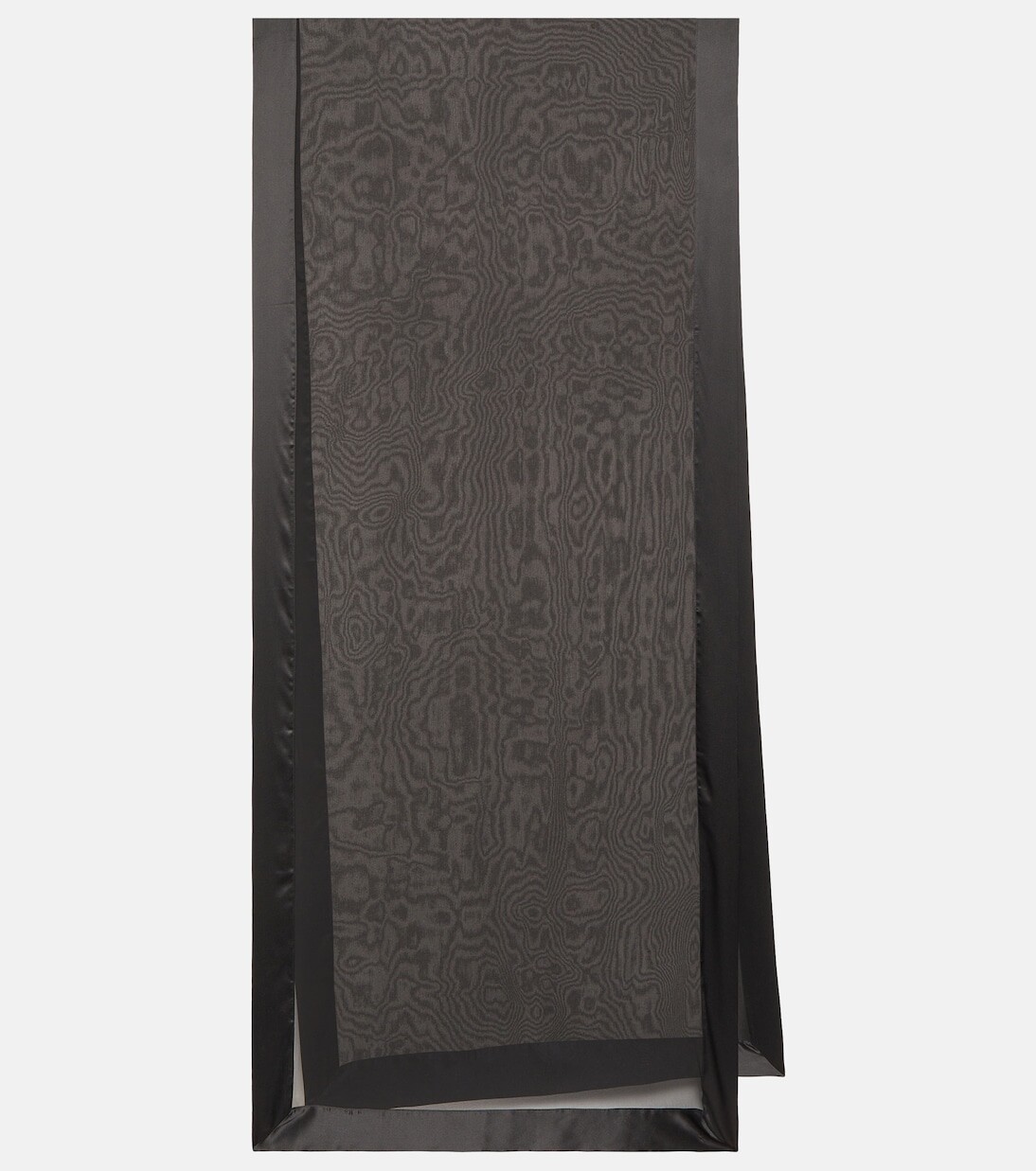 

Шелковый шарф Saint Laurent, черный