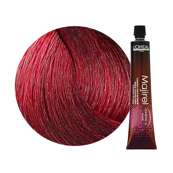 Стойкая краска для волос 6.66 темно-русый красный глубокий L'Oréal Professionnel Majirel, 50 мл