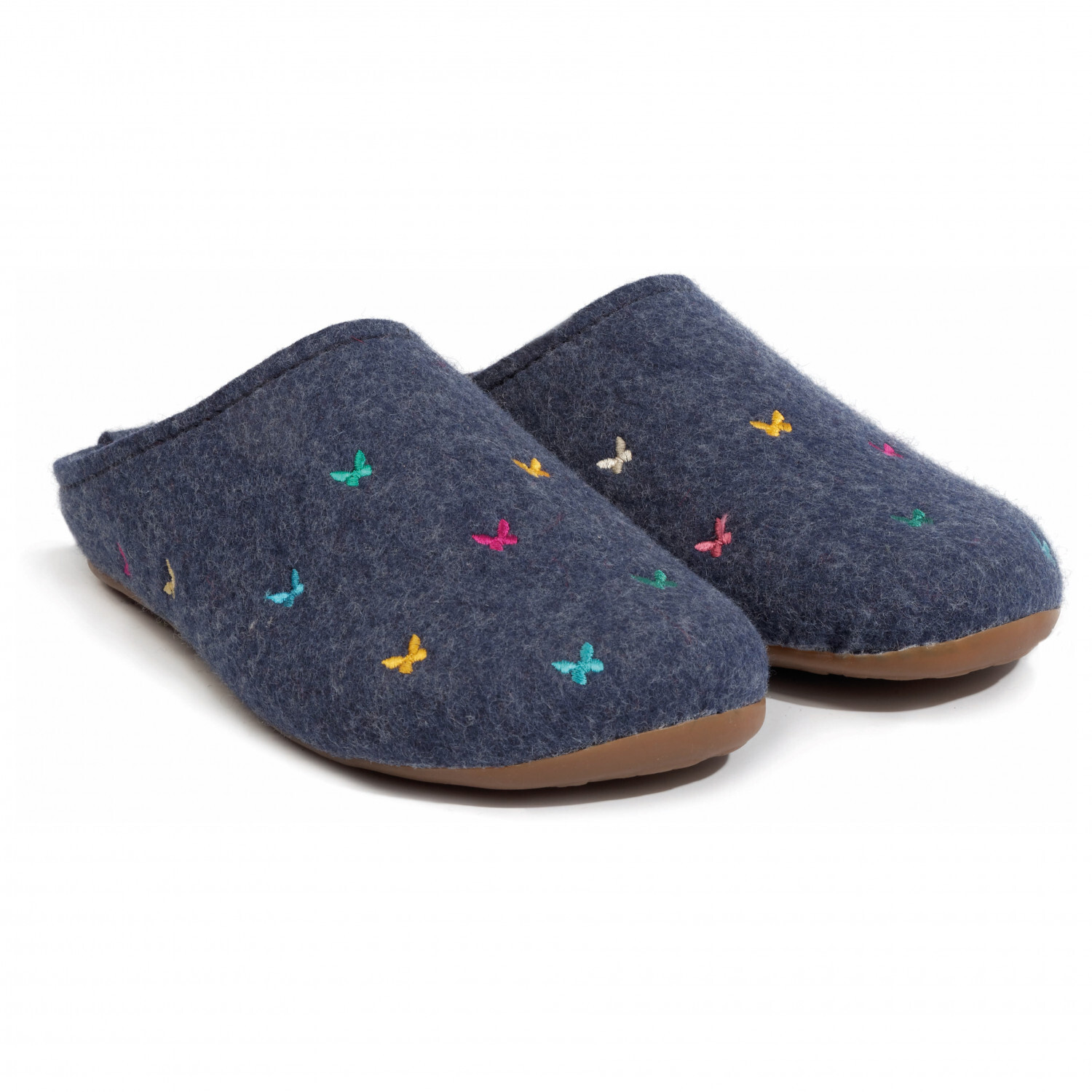 Тапочки Haflinger Everest Farfalline, цвет Jeans