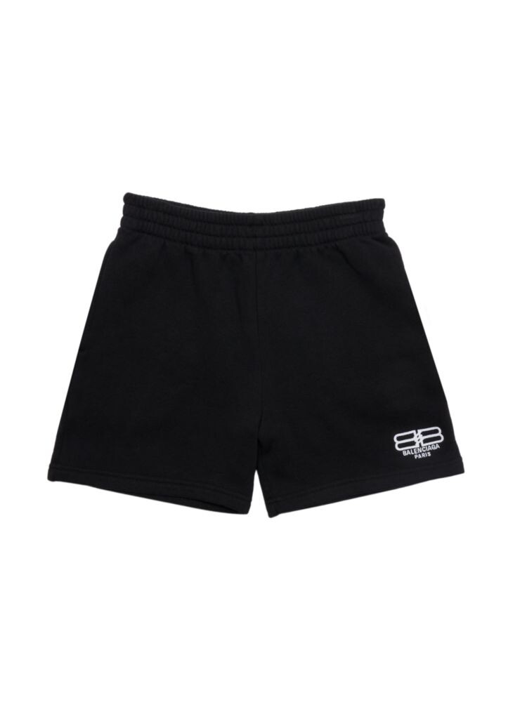 

Спортивные шорты с логотипом для мальчиков Balenciaga, цвет Washed Black