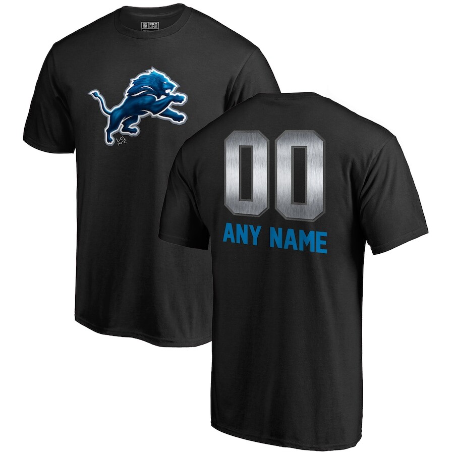 

Футболка с коротким рукавом Fanatics Branded Detroit Lions, черный