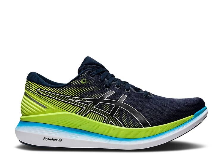 

Кроссовки ASICS GLIDERIDE 2 'FRENCH BLUE HAZARD GREEN', синий