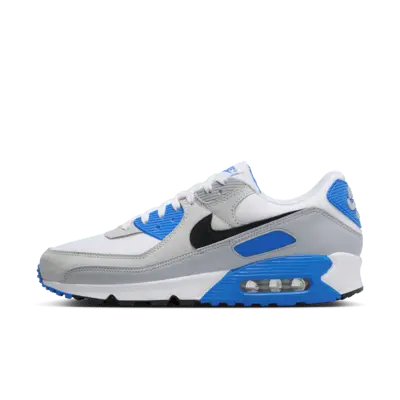 

Кроссовки Nike Air Max 90, цвет White/Photo Blue/Pure Platinum/Black