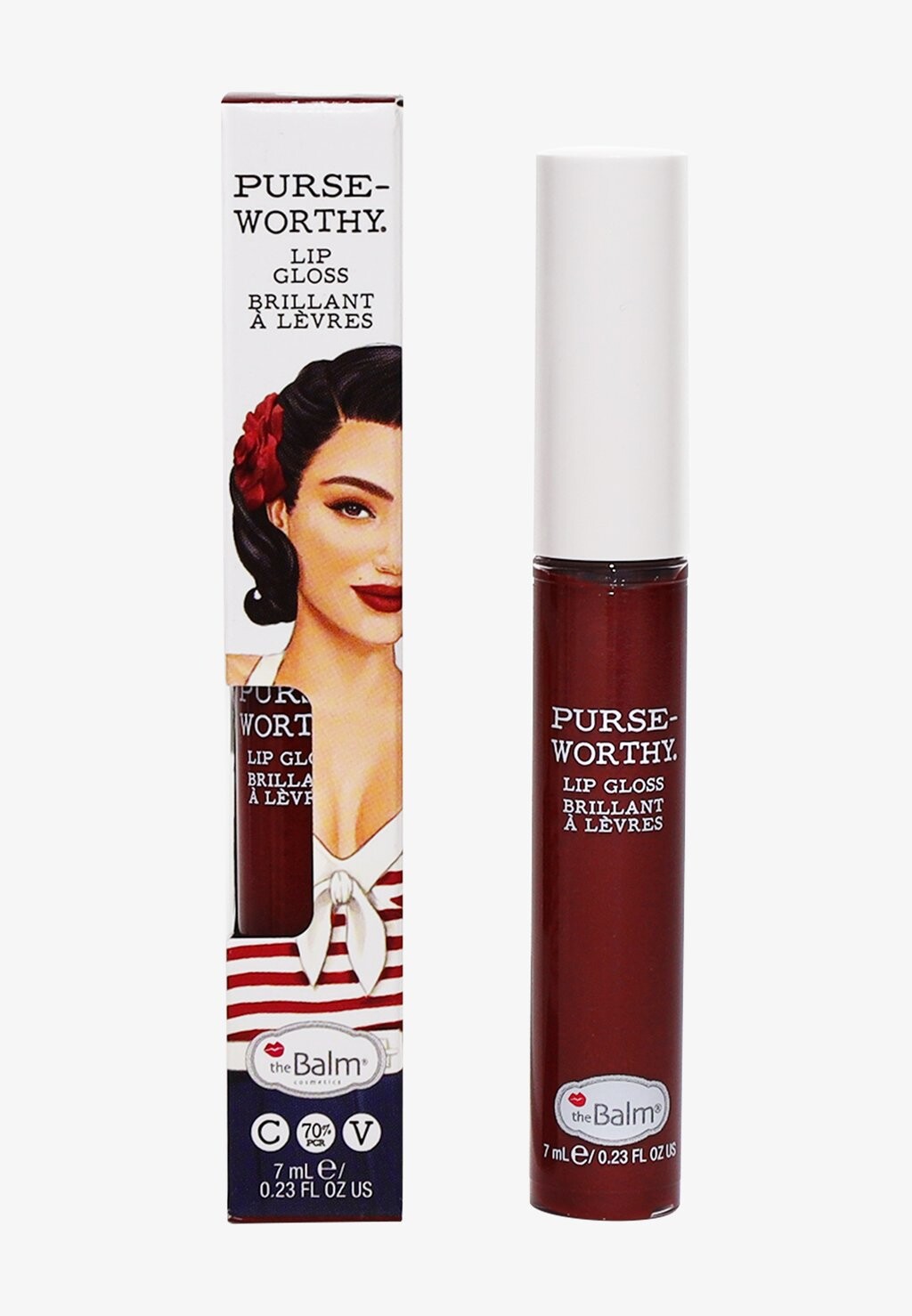 

Блеск для губ Purseworthy Lip Gloss the Balm, цвет satchel