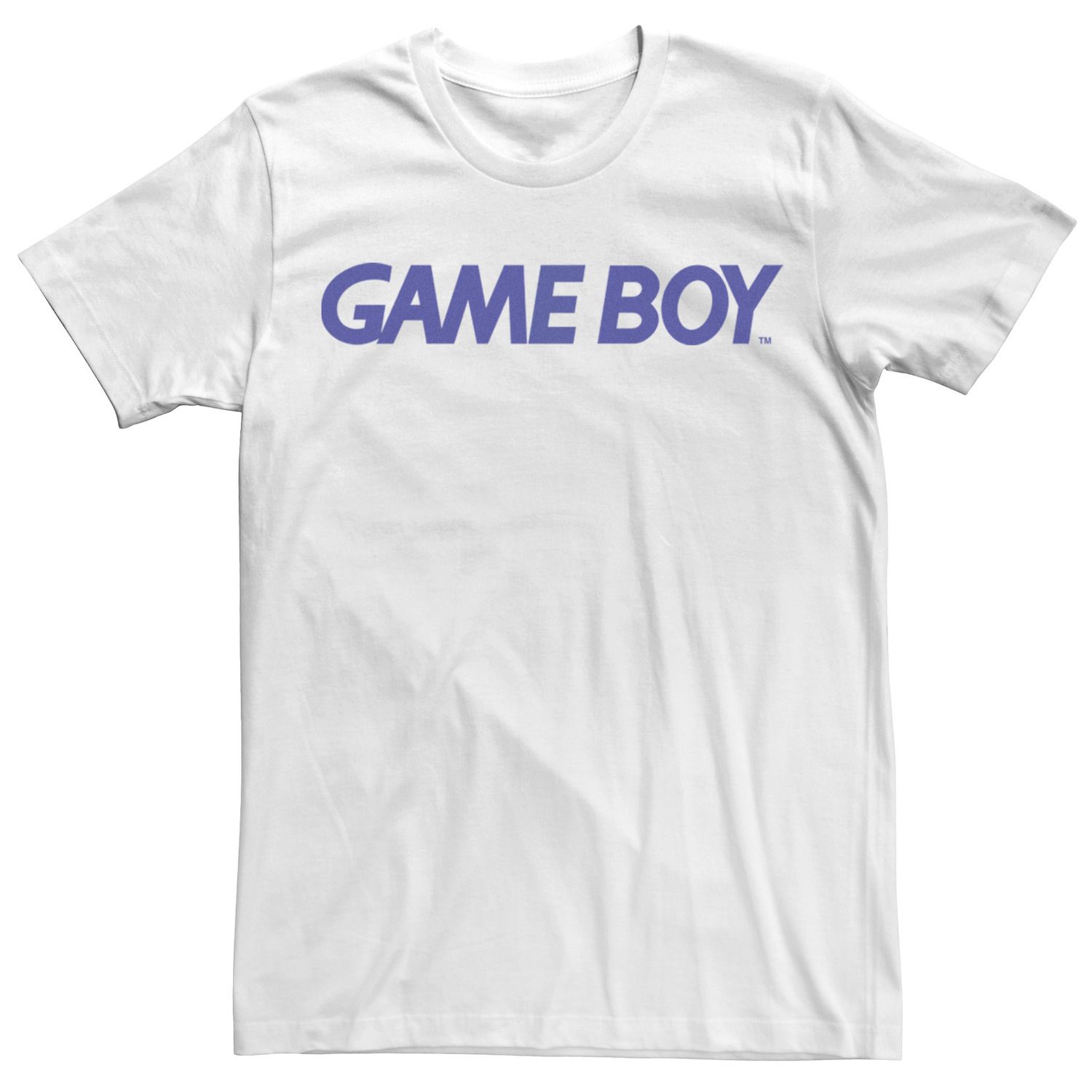 Мужская футболка с простым логотипом Nintendo Gameboy Licensed Character