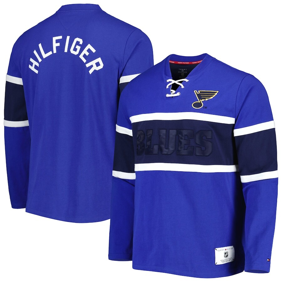 

Футболка с длинным рукавом Tommy Hilfiger St Louis Blues, синий