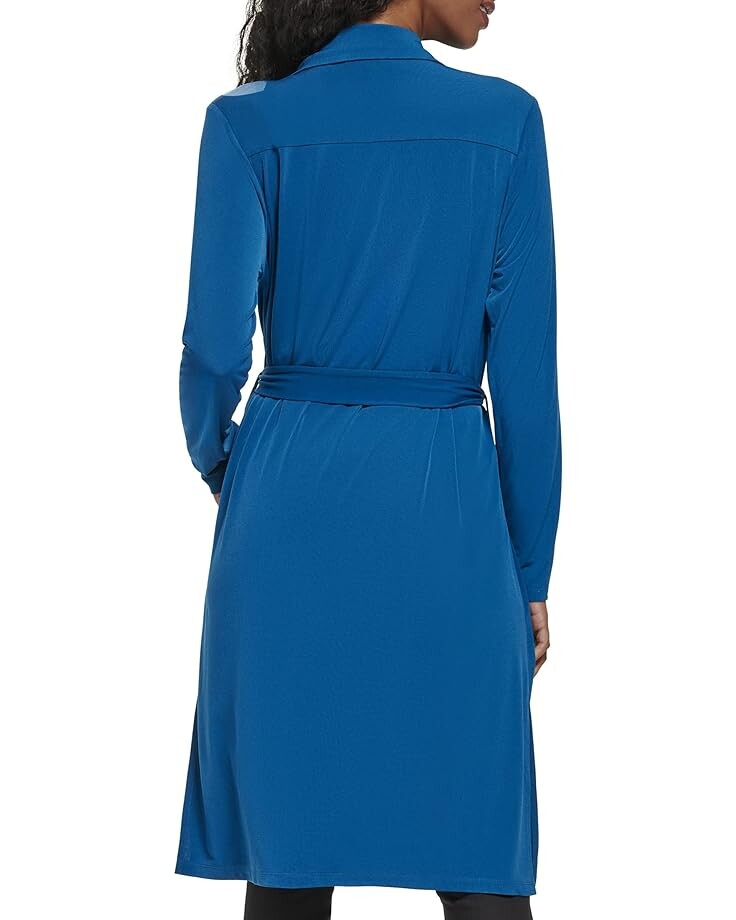 

Свитер Calvin Klein Long Open Cardigan with Belt, цвет Cypress