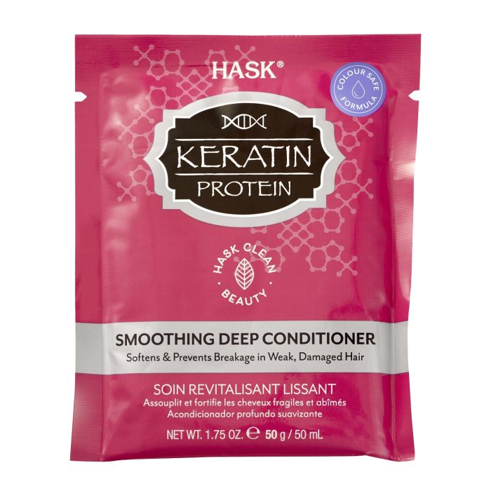 Кондиционер для волос Keratin Protein Tratamiento Acondicionador Intensivo Hask, 50 gr масло для непослушных волос hask keratin protein