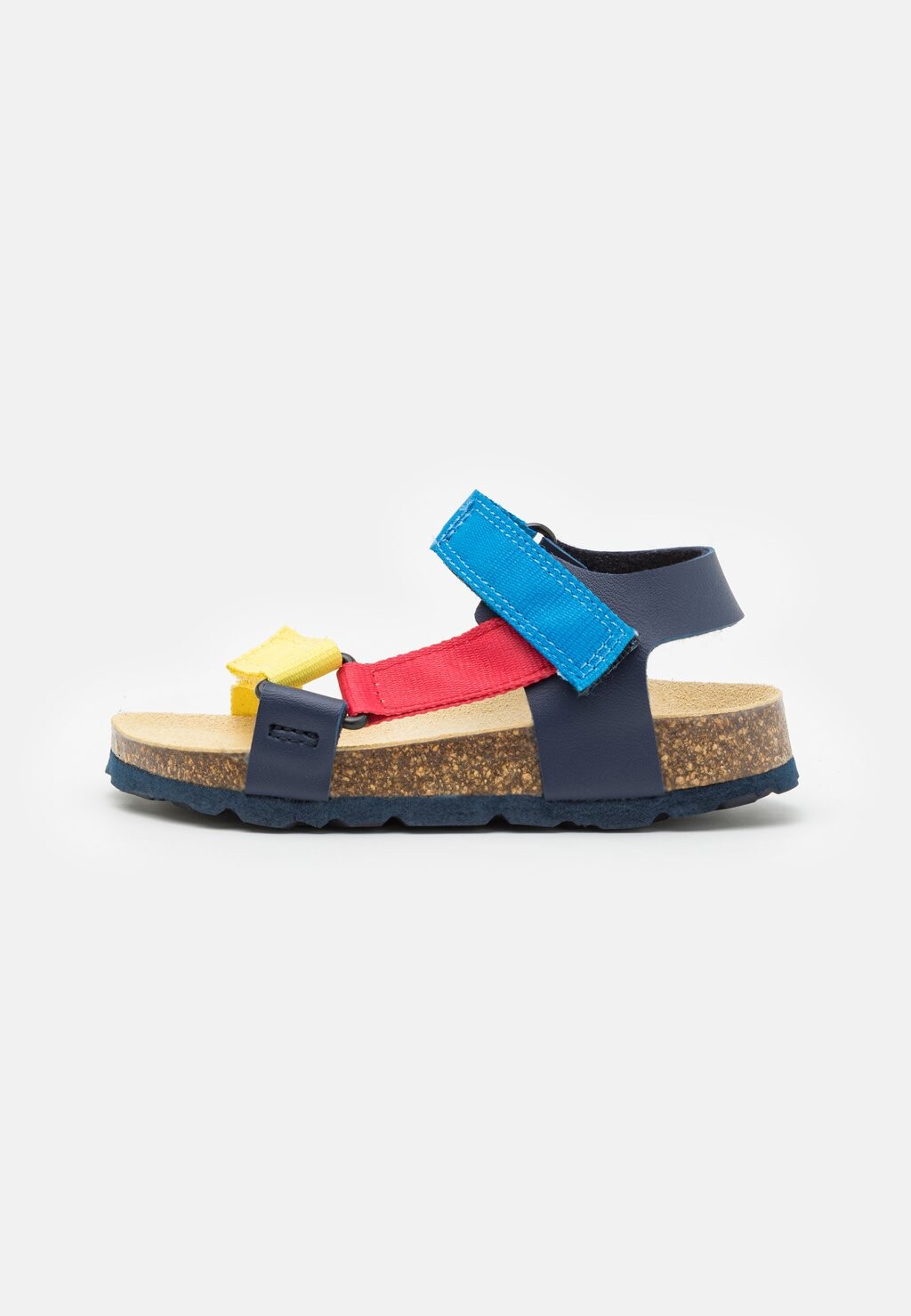 

Босоножки с ремешком FUSSBETTPANTOFFEL UNISEX Superfit, цвет blau/mehrfarbig