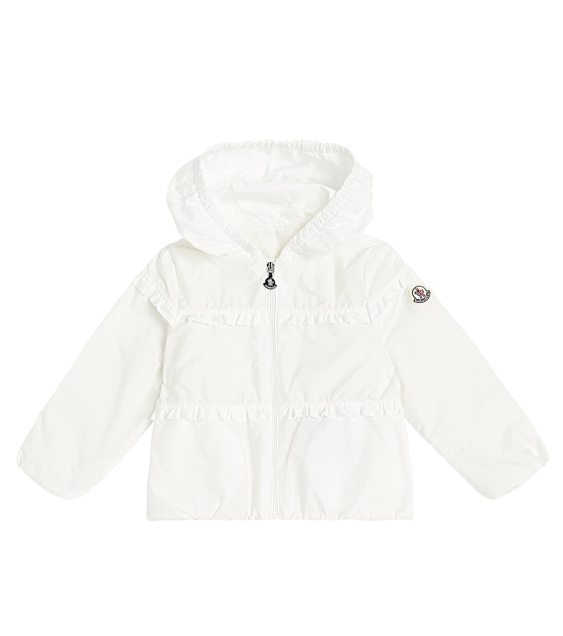 

Техническая куртка с рюшами Baby Hiti Moncler Enfant, белый