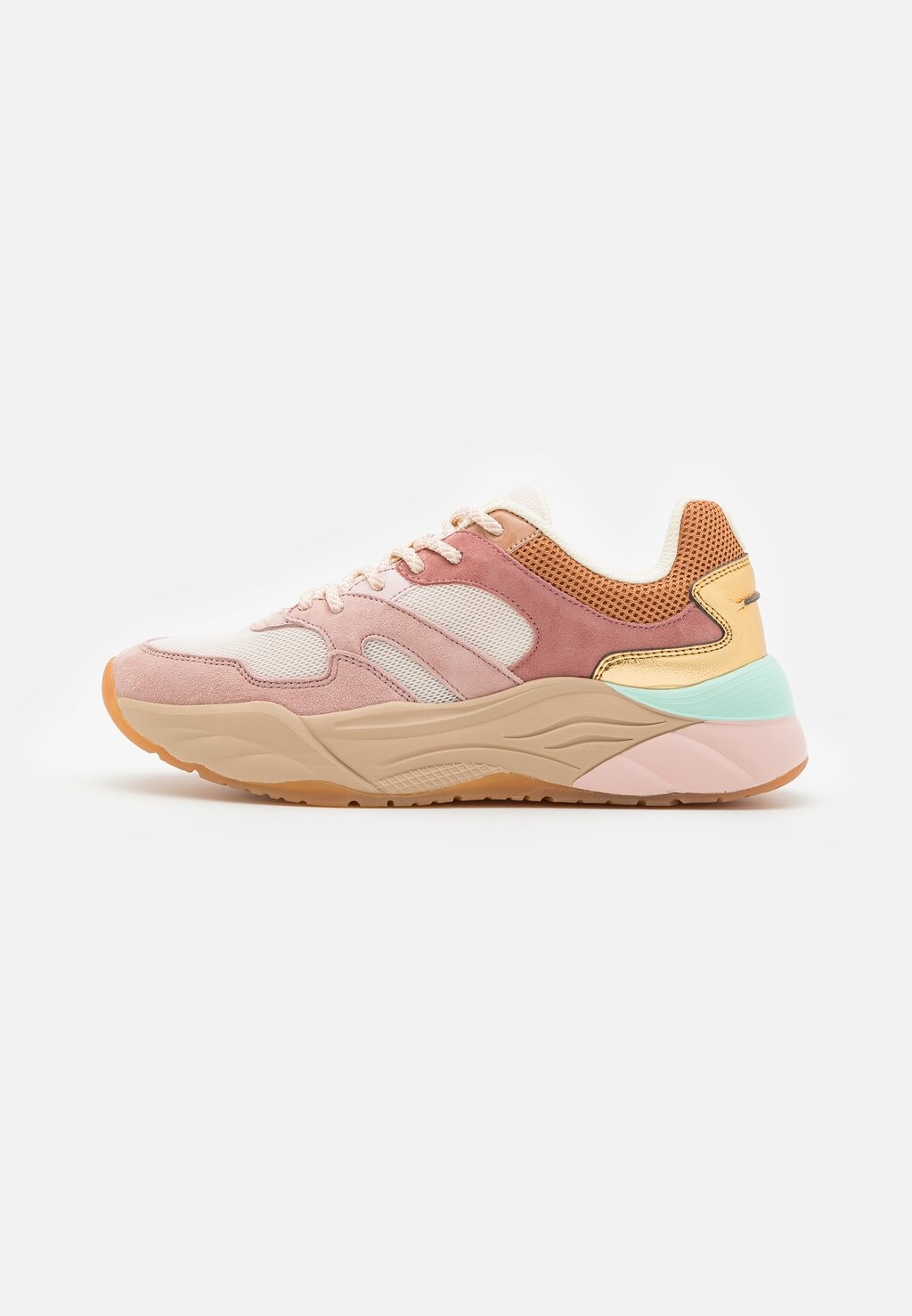 

Кроссовки Scotch & Soda CELEST, цвет pale pink/multi-coloured