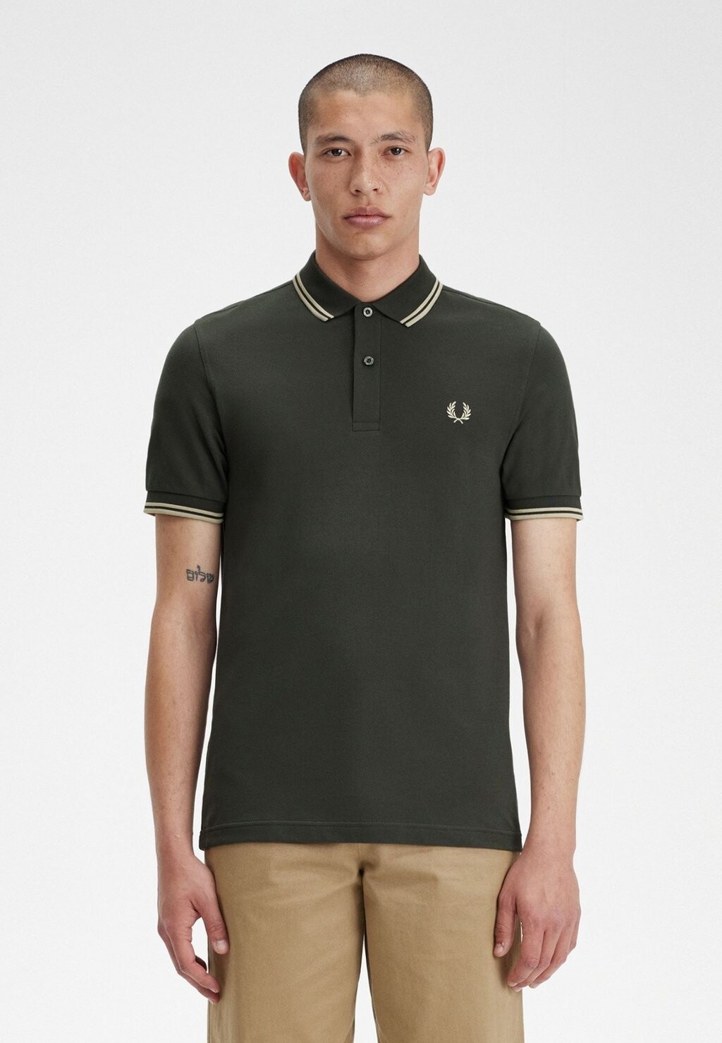 

Поло Fred Perry, темно-зеленый