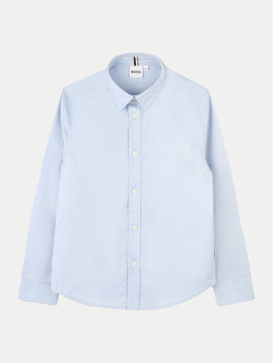 

Рубашка стандартного кроя Boss, голубой