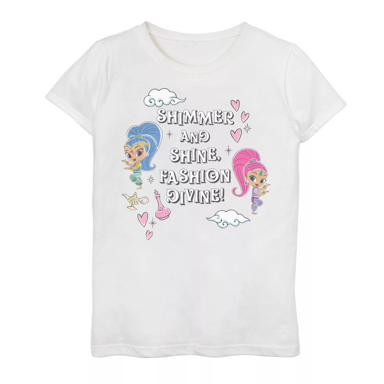 

Модная футболка с графическим рисунком Nickelodeon Shimmer & Shine для девочек 7–16 лет Nickelodeon