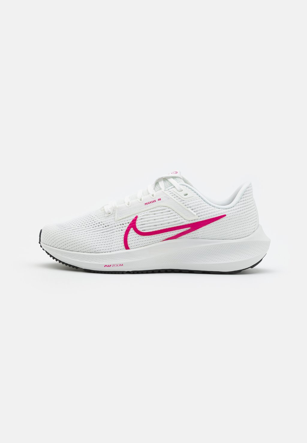 Нейтральные кроссовки AIR ZOOM PEGASUS 40 Nike, цвет summit white/fireberry/metallic summit white/black