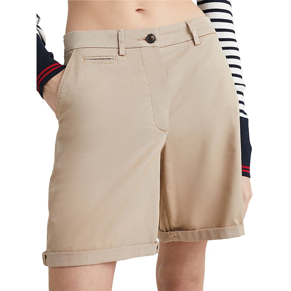 

Шорты Tommy Hilfiger Co Blend Chino, бежевый
