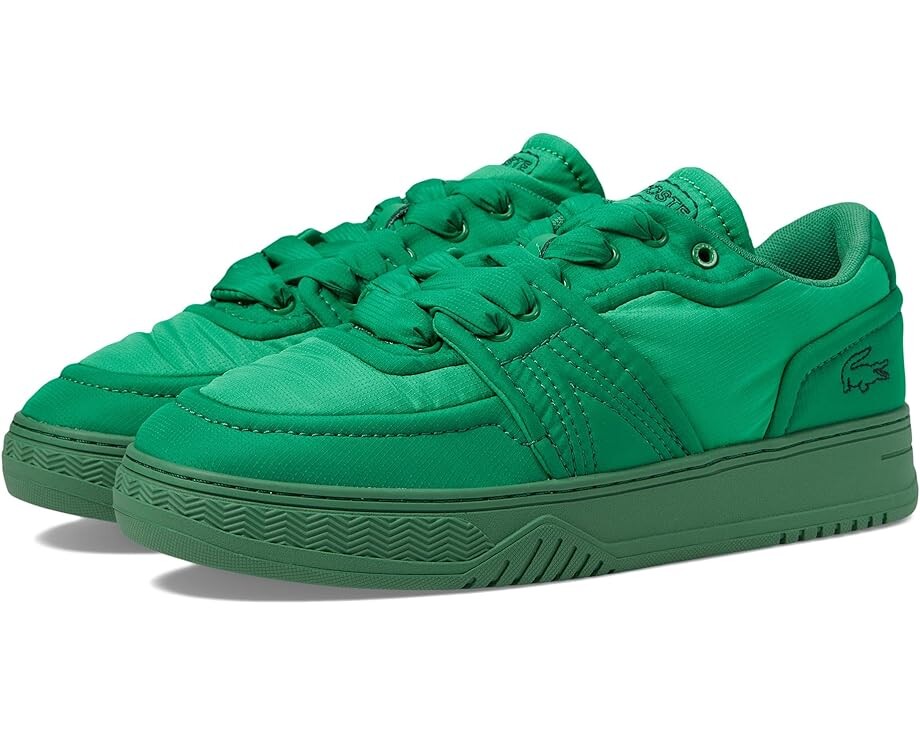 Кроссовки Lacoste L001 223 10 SMA, цвет Green/Green кожаные кроссовки l001 mid 223 3 sma lacoste белый