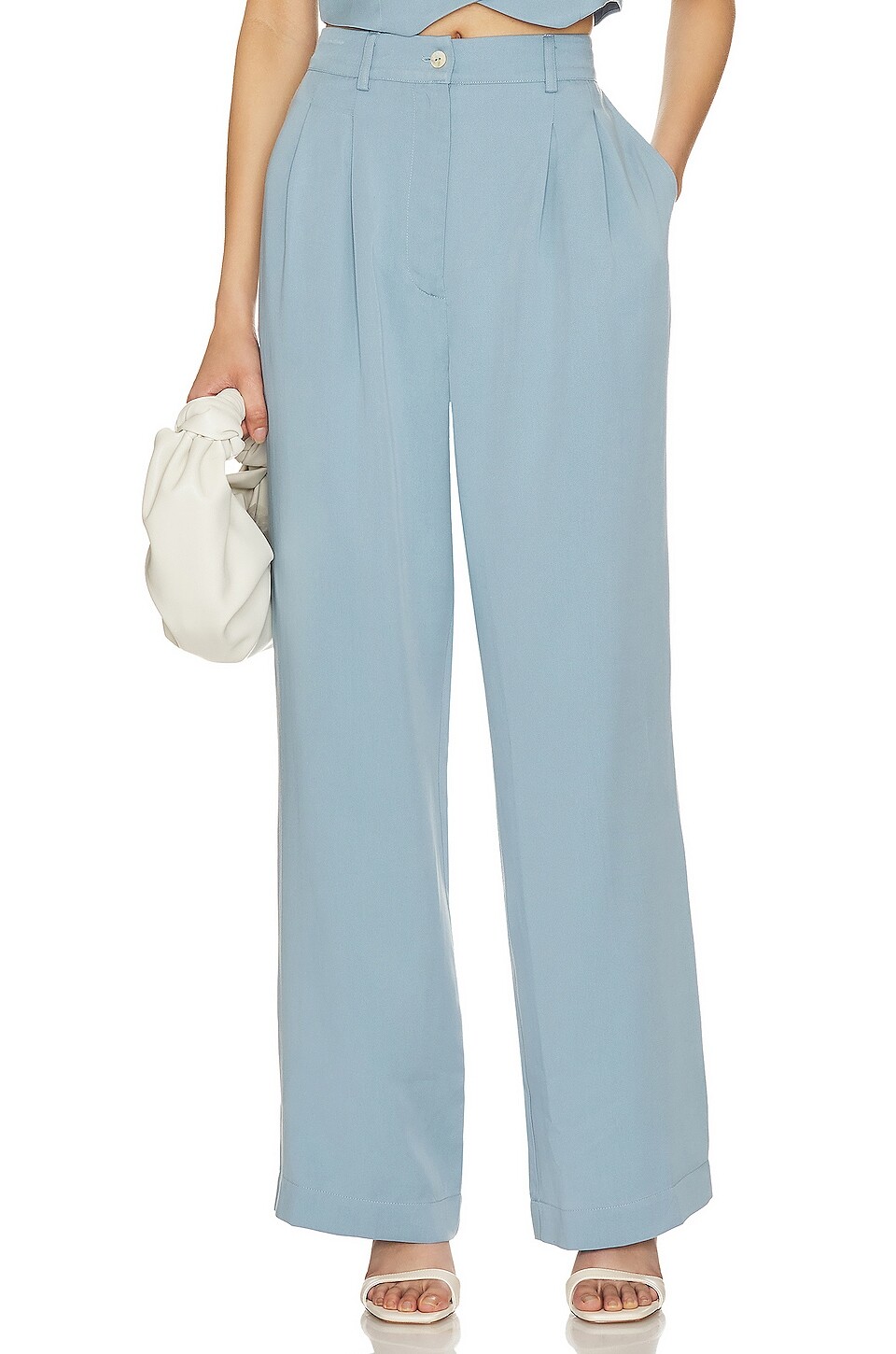 

Брюки DONNI. Pleated, цвет Sky