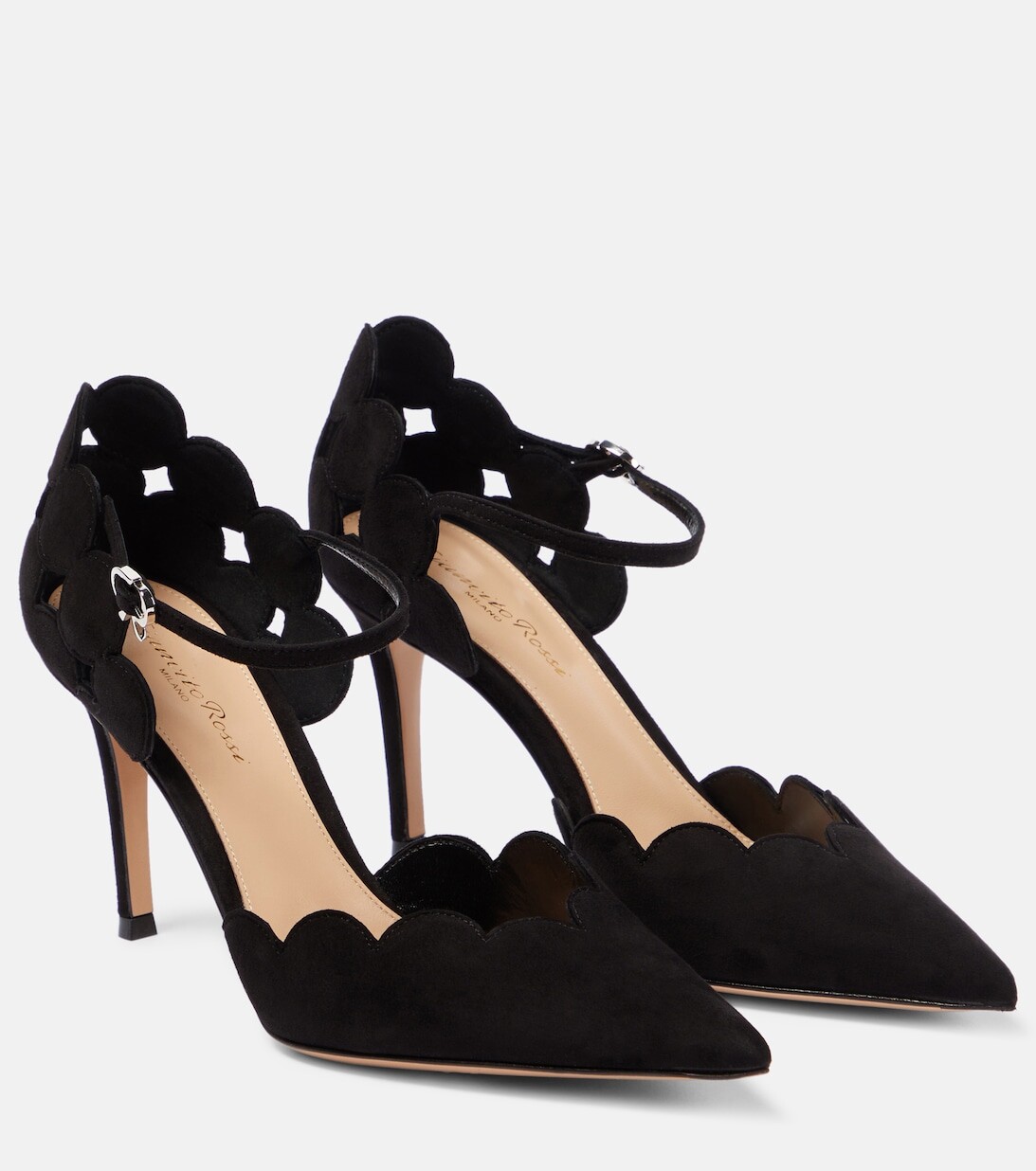 

Замшевые туфли Ariana D'Orsay Gianvito Rossi, черный