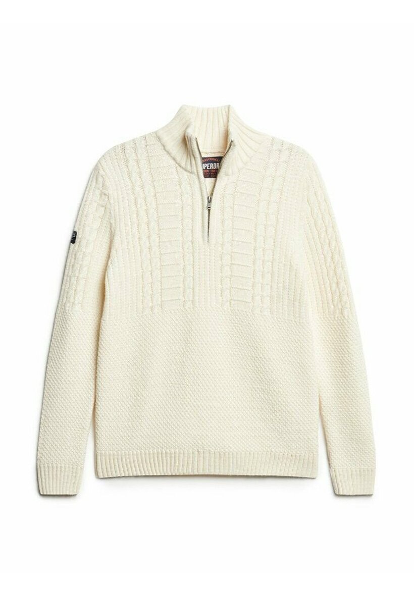 

Джемпер CABLE Superdry, белый