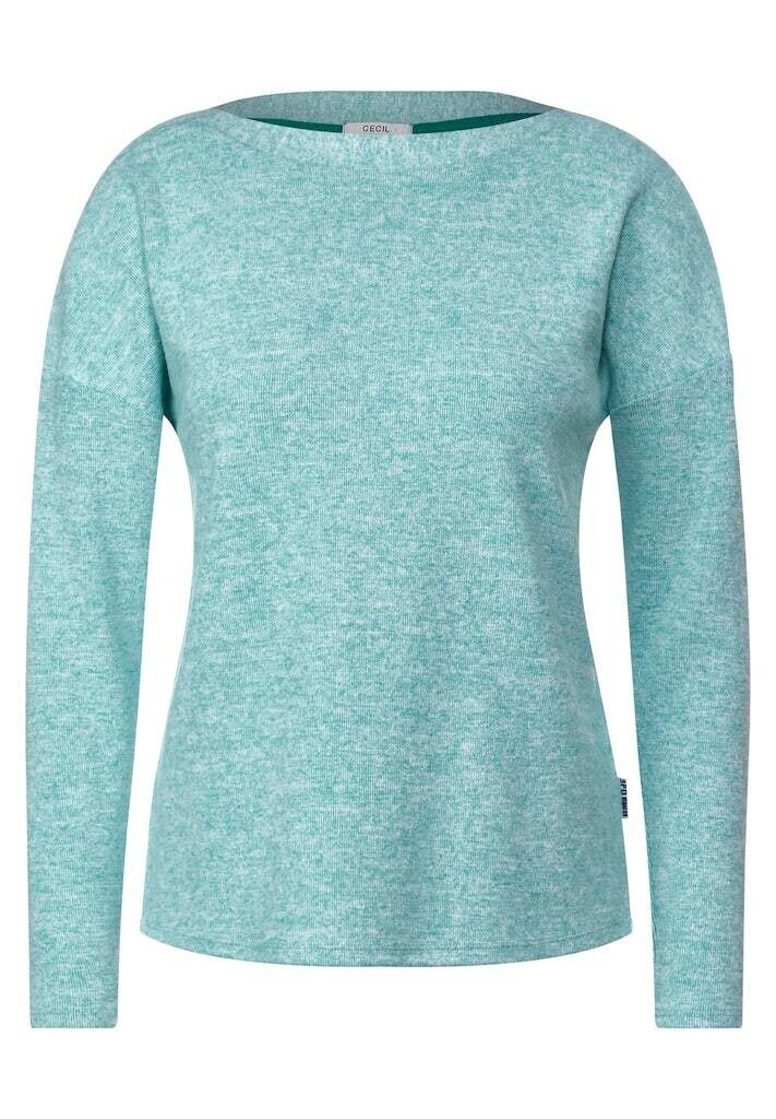 

Рубашка Cecil, цвет frosted aqua blue melange