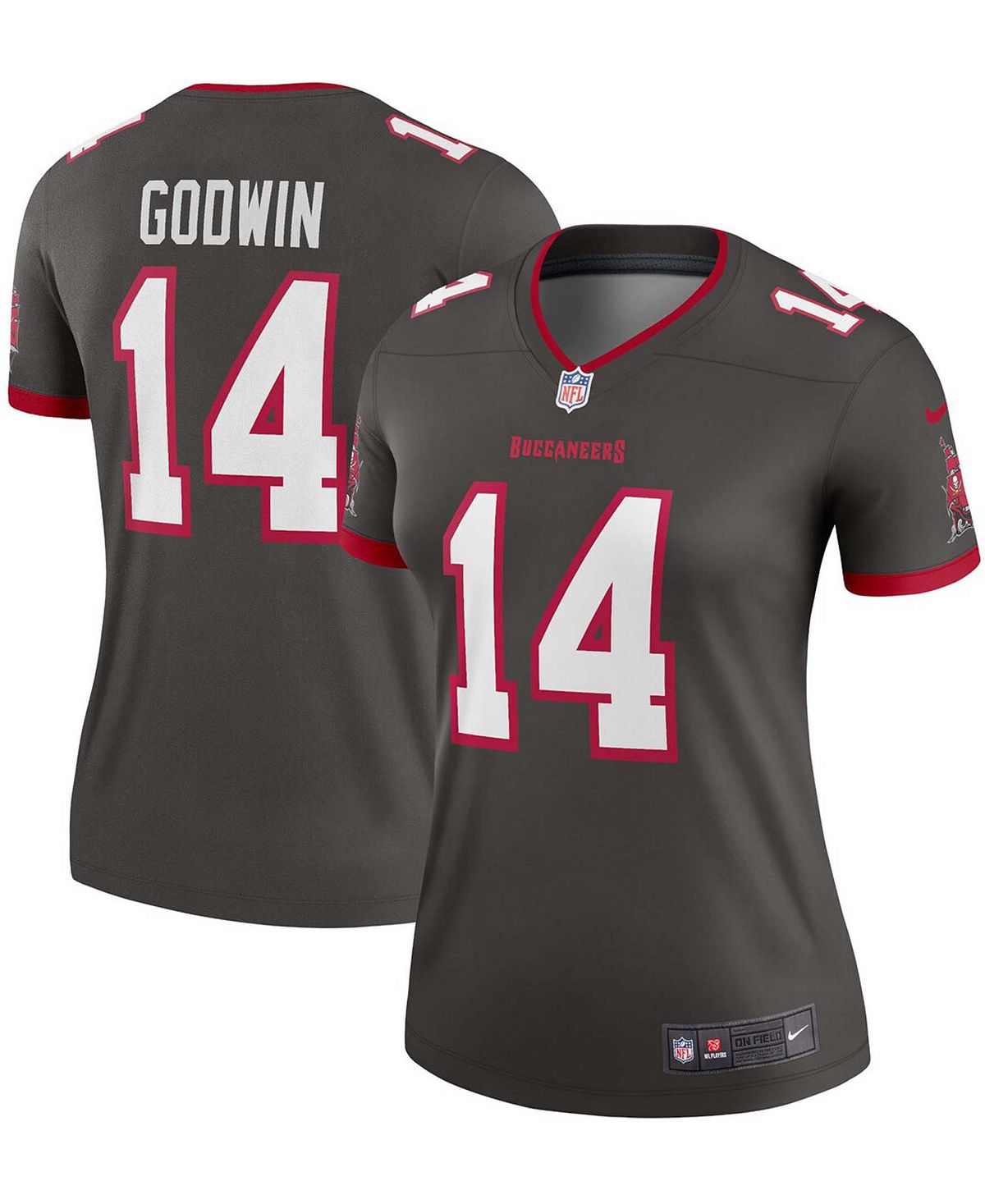 

Женская майка Chris Godwin Pewter Tampa Bay Buccaneers Alternate Legend Nike