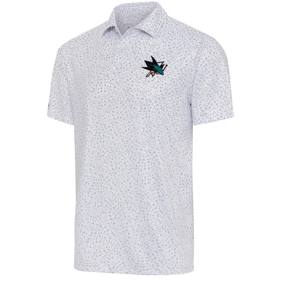 

Поло с коротким рукавом Antigua San Jose Sharks, белый