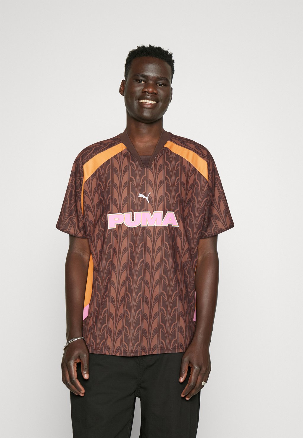 Футболка с принтом Football Puma, цвет chestnut brown