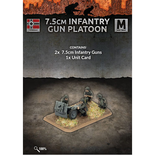 цена Фигурки Flames Of War: 7.5Cm Infantry Gun Platoon (X2)