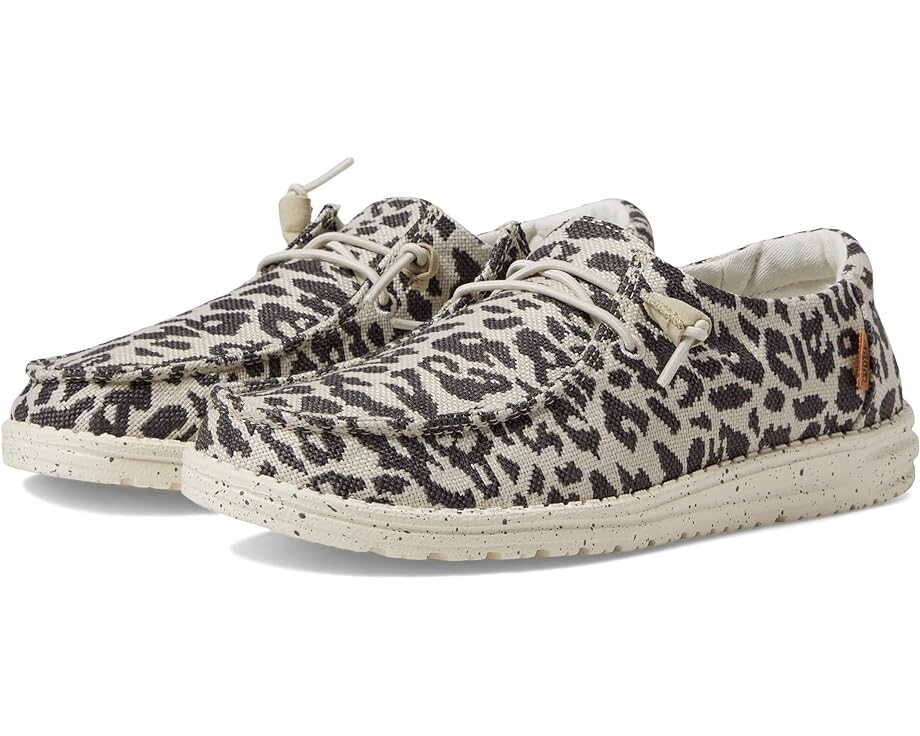 

Кроссовки Hey Dude Wendy Slip-On Casual Shoes, цвет Cheetah Grey