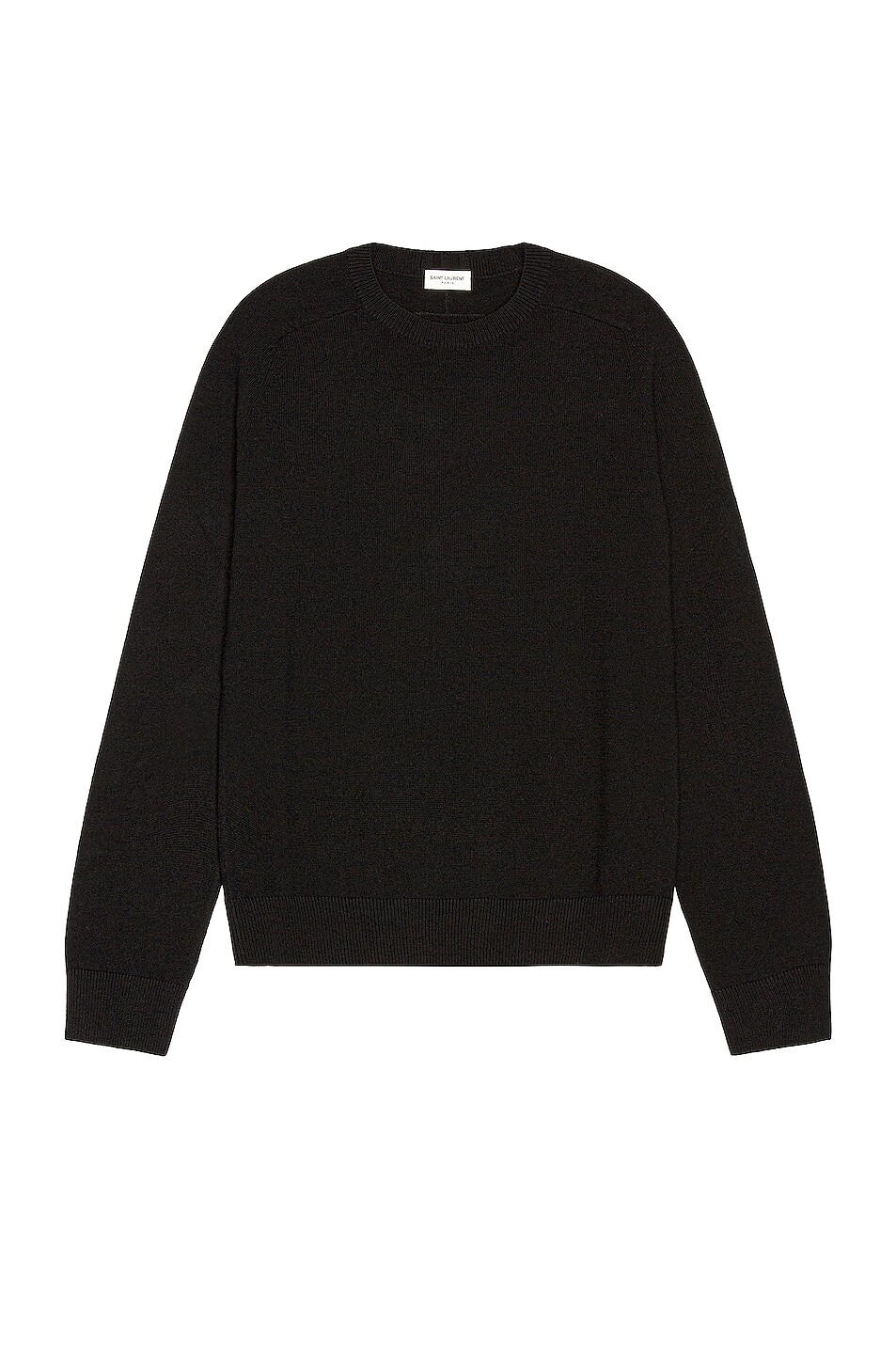 

Свитер Saint Laurent Crew Neck, черный