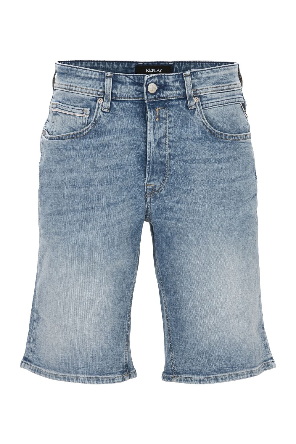 

Тканевые шорты Replay Jeansbermudas 105 Oz Darkdigo Super Stretch Denim, синий