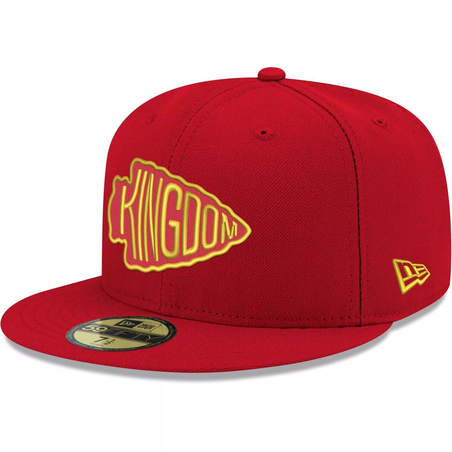 

Мужская приталенная кепка New Era Red Kansas City Chiefs Omaha Kingdom 59FIFTY