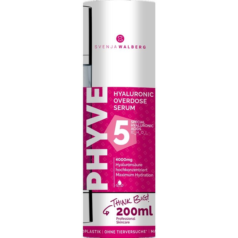 

Phyve Гиалуроновая сыворотка передозировки Svenja Walberg, 200 ml