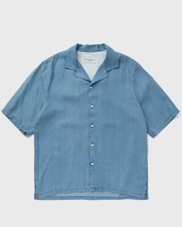 

Рубашка Officine Générale Eren Ss Shirt Lyocell, цвет mid blue