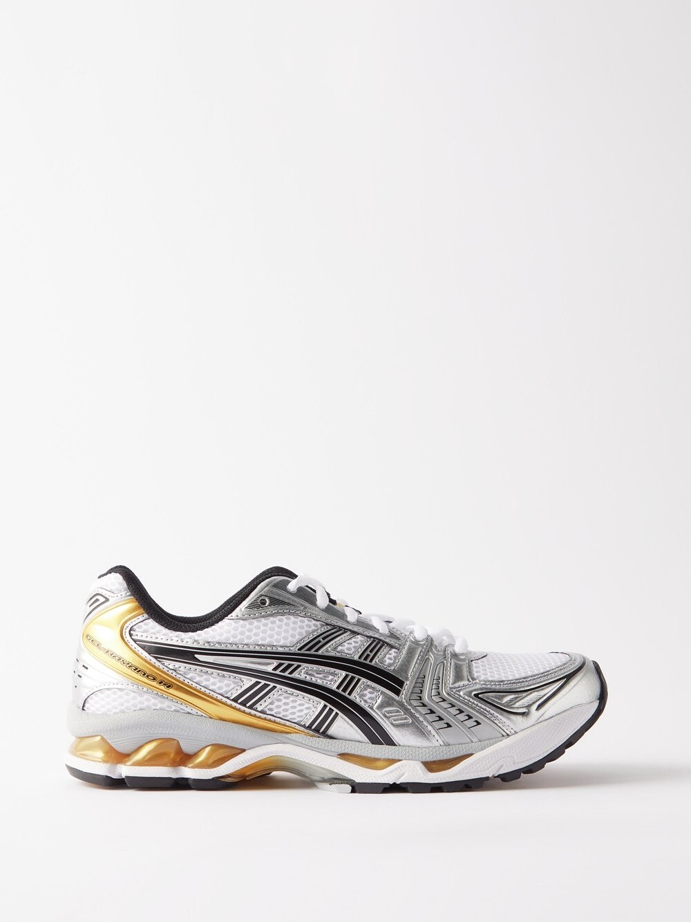 

Кроссовки gel-kayano 14 из сетки и резины Asics, золото