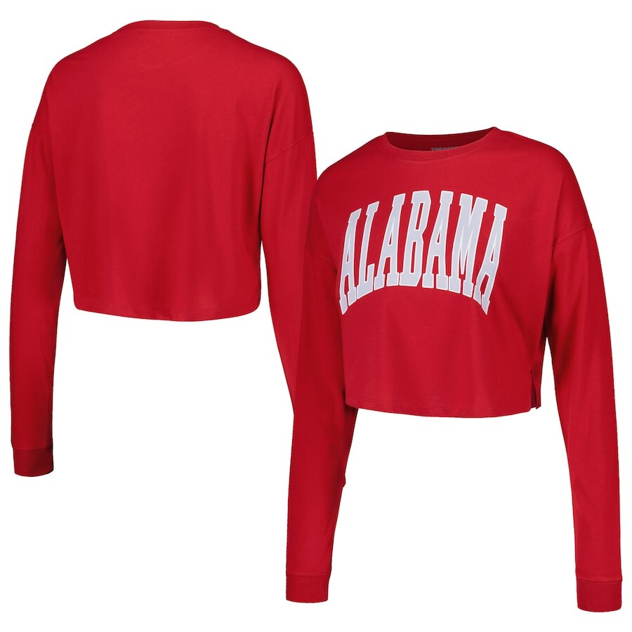 

Футболка с длинным рукавом ZooZatz Alabama Crimson Tide, малиновый