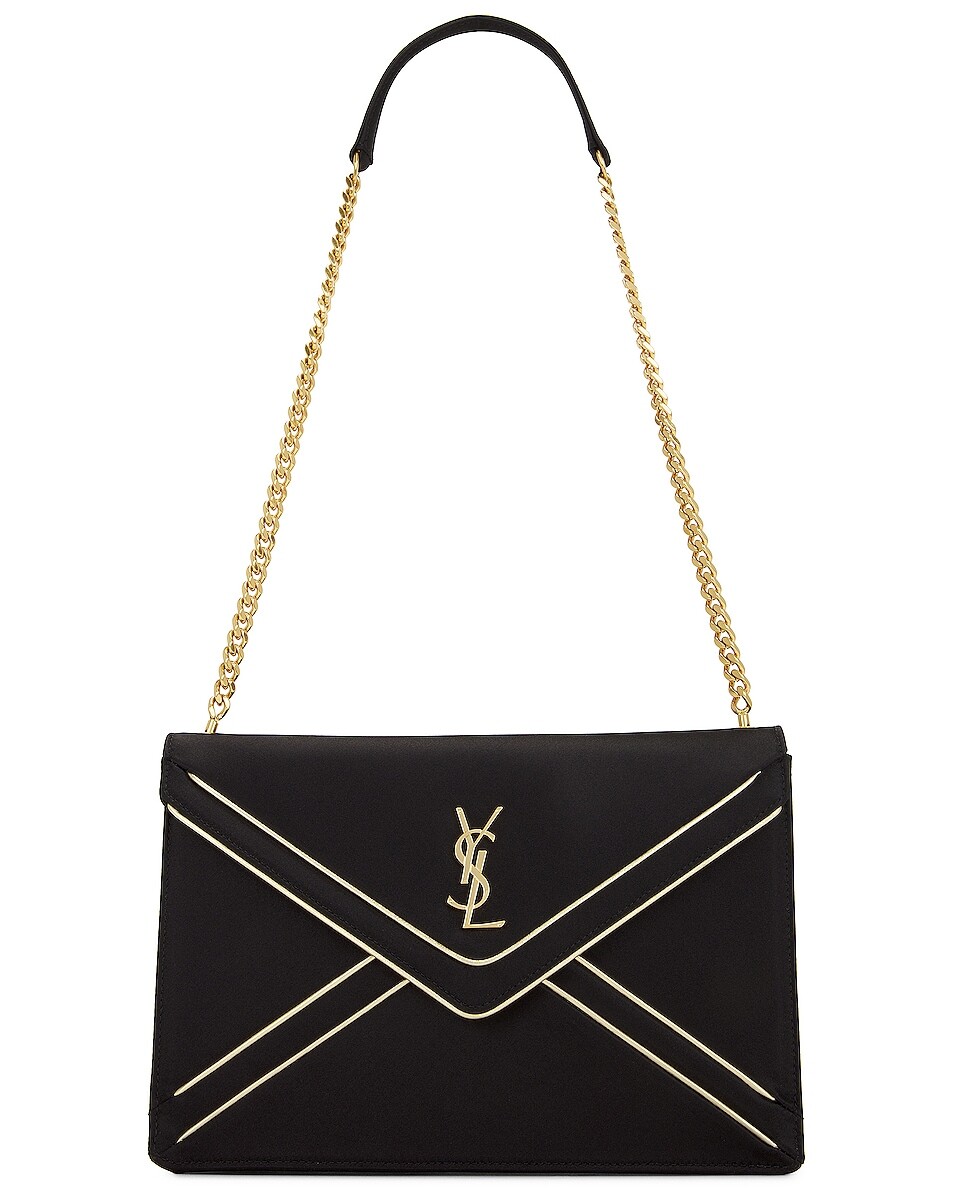 

Сумка Saint Laurent Gaby Chain, цвет Nero & Gold Champagne