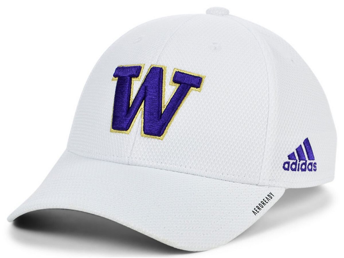 

Гибкая кепка тренеров боковой линии Washington Huskies adidas