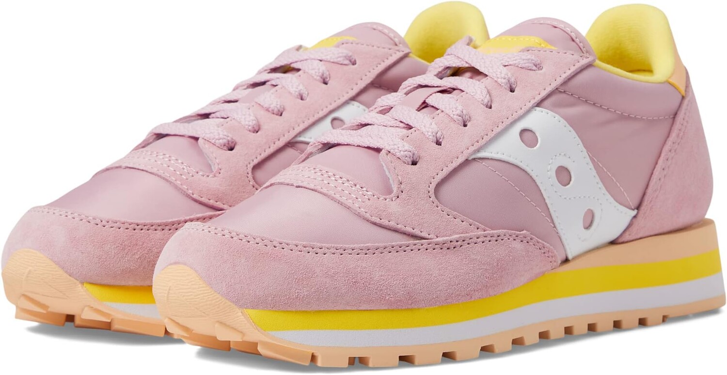 

Кроссовки Jazz Triple Saucony Originals, цвет Pink/Yellow
