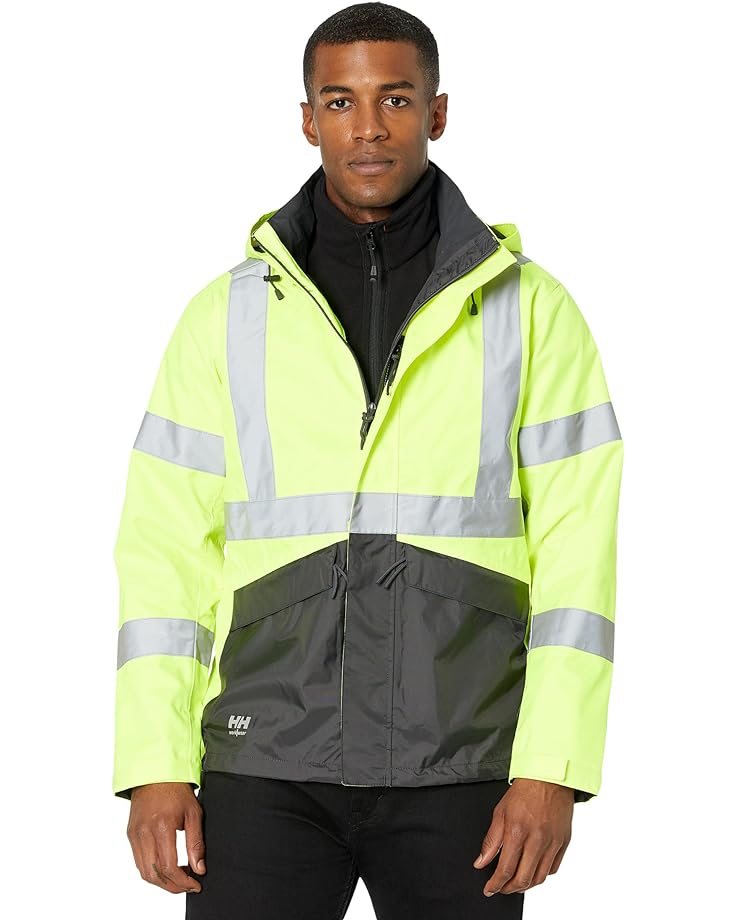 Куртка Helly Hansen Alta Shell, цвет High Visibility Yellow/Charcoal