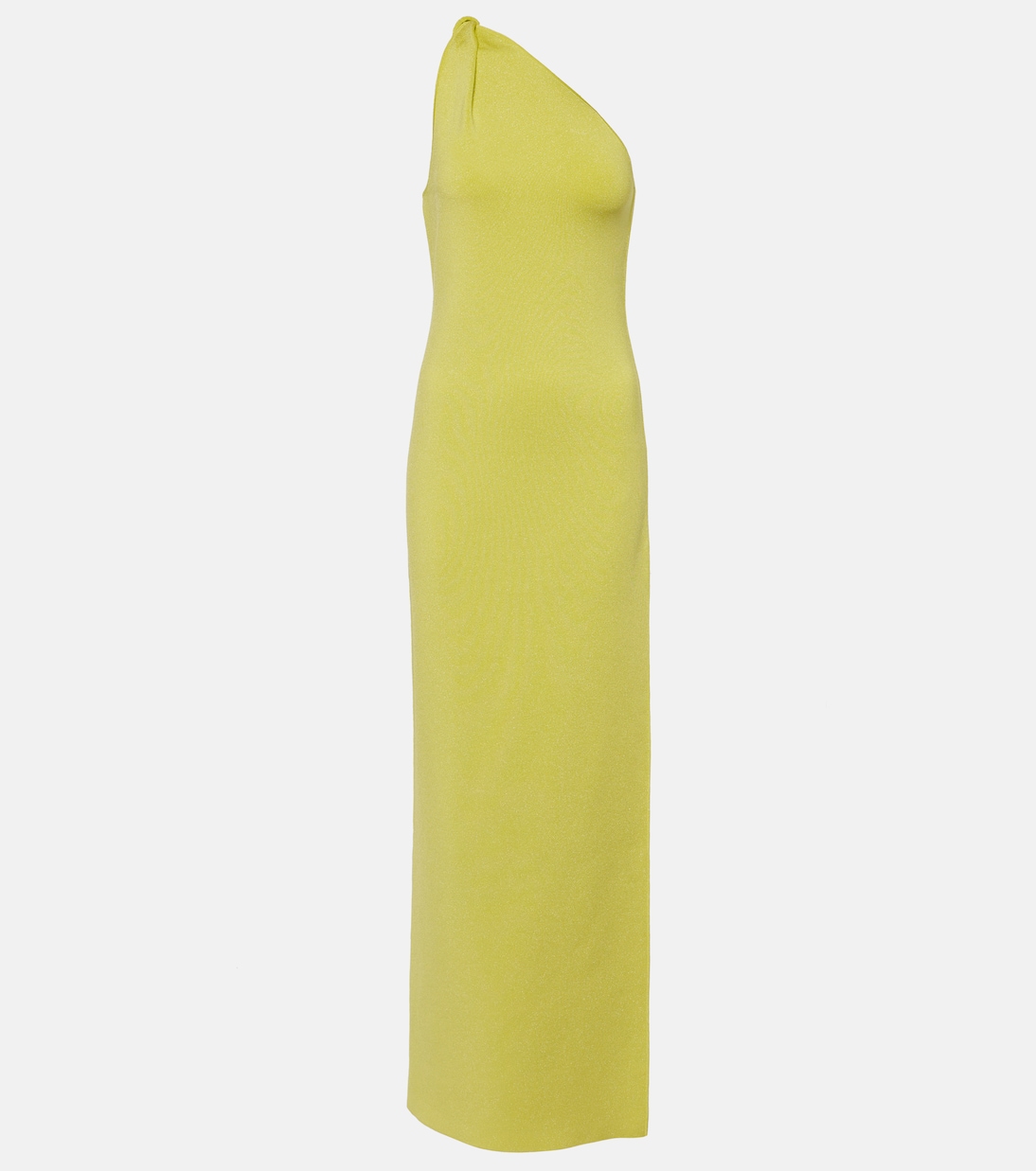 Платье макси persephone на одно плечо Galvan, желтый