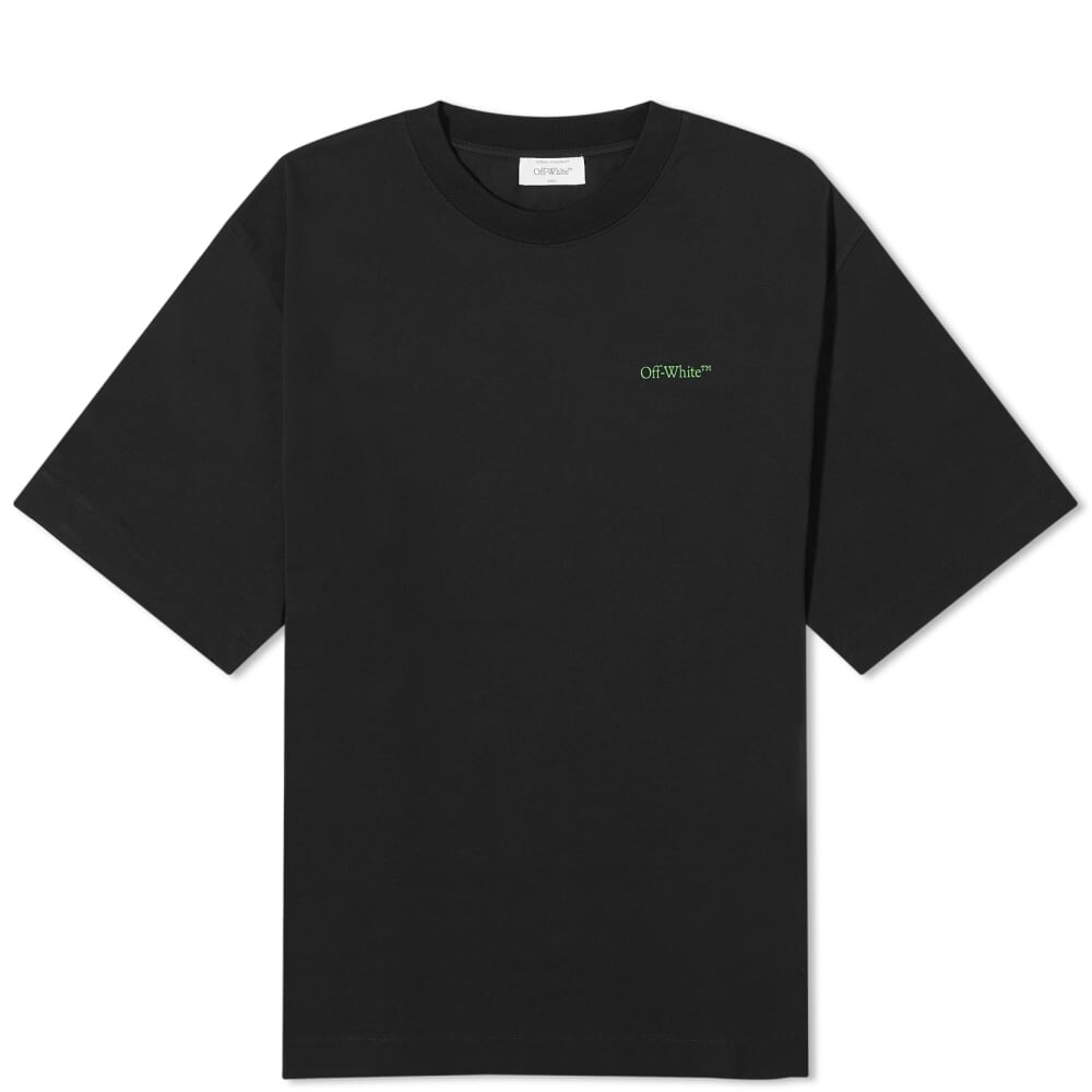 

Футболка Off-White Moon Arrow, черный/зеленый