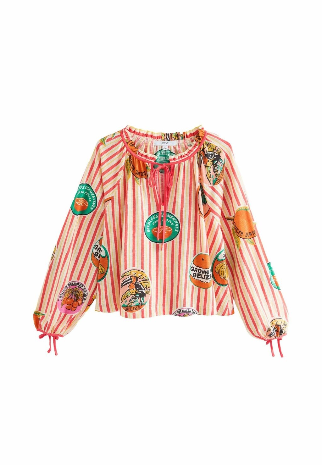 

Блуза DETAIL REGULAR FIT Next, розовый
