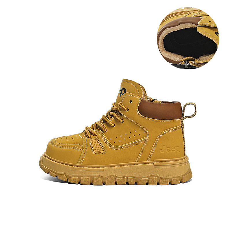 

Кроссовки Jeep Kids Lifestyle Shoes Kids High-top Yellow, коричневый