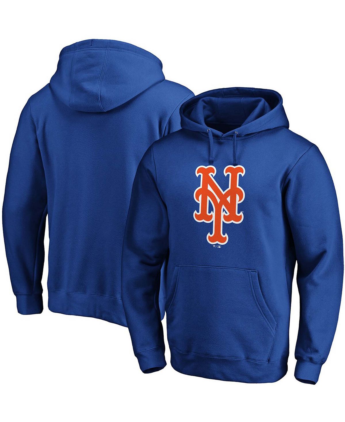 цена Мужской пуловер с капюшоном с официальным логотипом Big and Tall Royal New York Mets Fanatics