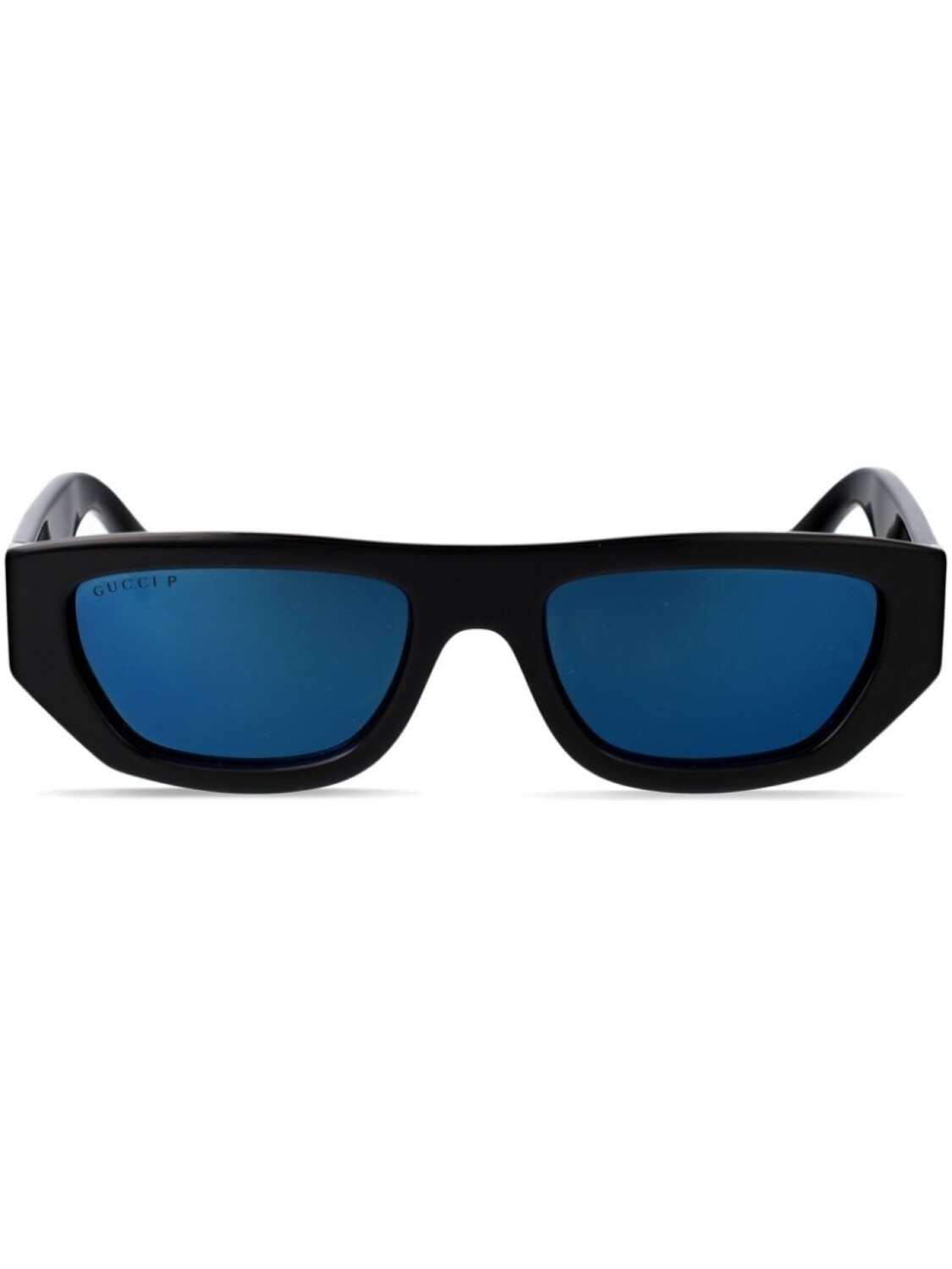 

Солнцезащитные очки в прямоугольной оправе с тонированными очками Gucci Eyewear, черный