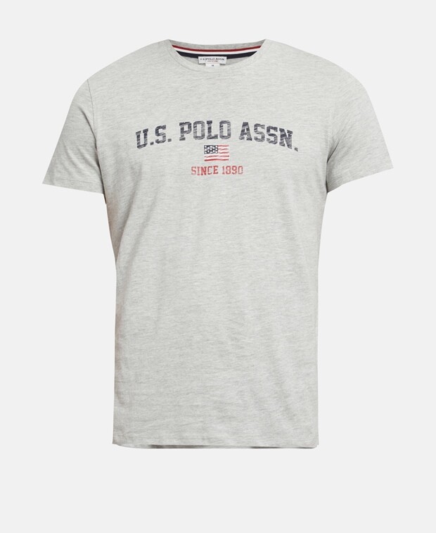

Футболка U.S. Polo Assn., светло-серый