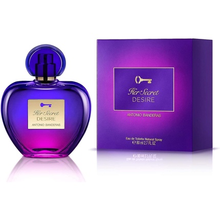 

Туалетная вода-спрей для женщин Perfumes Her Secret Desire 80 мл, Antonio Banderas